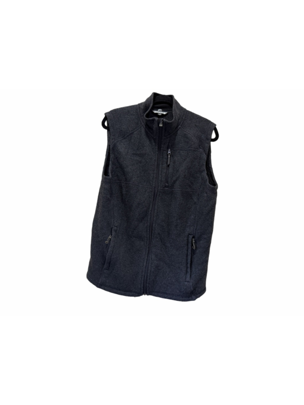 Smartwool Men’s Wool Blend Full Zip Vest Gray Size M